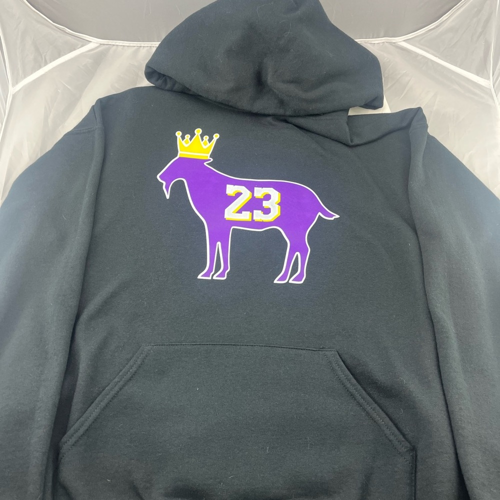 LeBron James GOAT Hoodie Size large